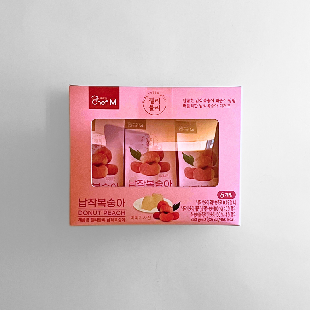 쉐프엠 젤리블리 납작복숭아 60G*6P(CHEF M JELLYVELY PEACH 60G*6P)[MULTI]