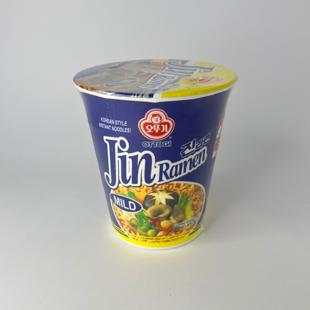 오뚜기 진라면컵 순한맛 65g(OTG Jin Ramen Cup(Mild) 65g)[SINGLE]