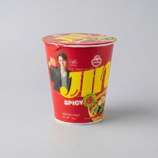 오뚜기 진라면컵 매운맛 65g(OTG Jin Ramen Cup(Spicy) 65g)[SINGLE]