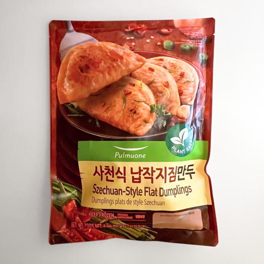 풀무원 사천식 납작지짐만두 700g(PMO Szechuan-Style Flat Dumplings 700g)