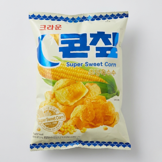 크라운 콘칩 초당옥수수 70G(CROWN SUPER SWEET CORN 70G)