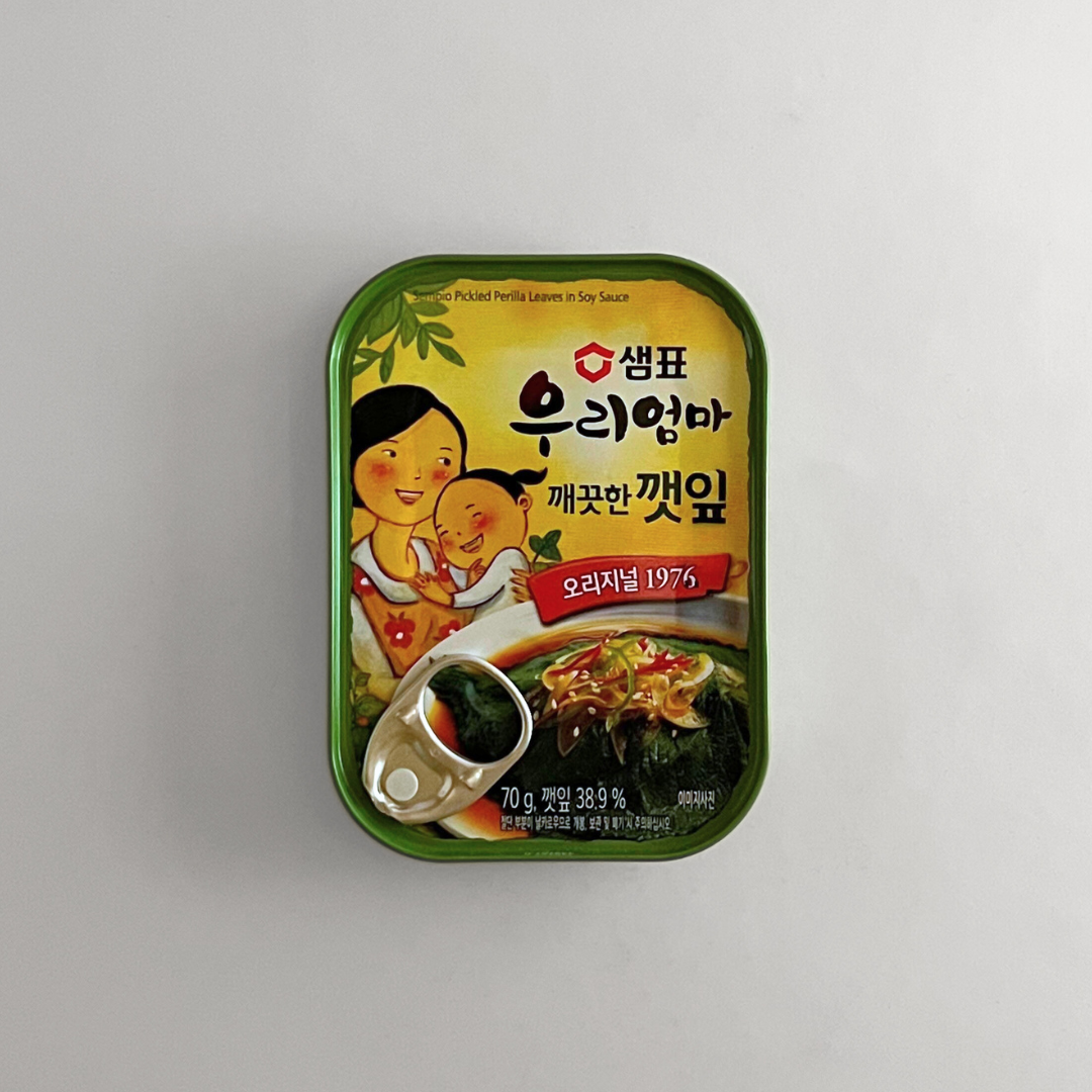 샘표 우리엄마 깨끗한 깻잎 70g(SP Canned Seasoned Sesame 70g)