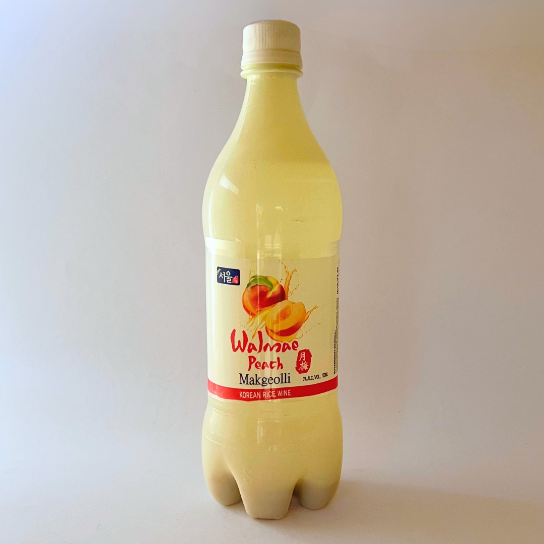 월매 복숭아 막걸리 750ml(JS Walmae Peach Rice Wine 750ml)