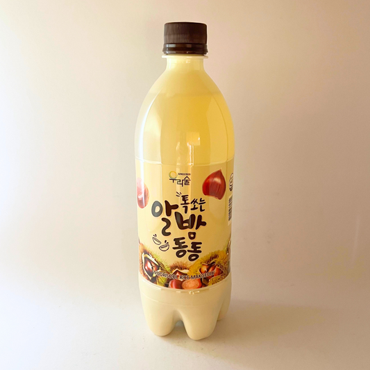우리술 톡쏘는 알밤 막걸리 750ml(WS Rice Wine Chestnut 750ml)