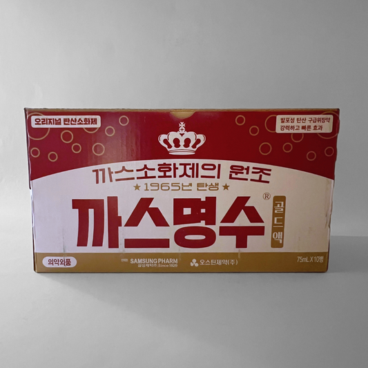 삼성 까스명수 75ML*10(SS碳酸香草饮料盒)[多]