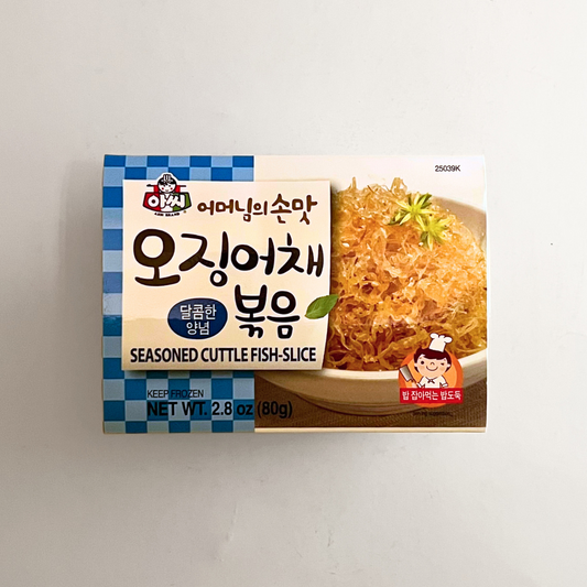 아씨 오징어채 볶음 80g(Assi Seasoned Cuttlefish slice 80g)