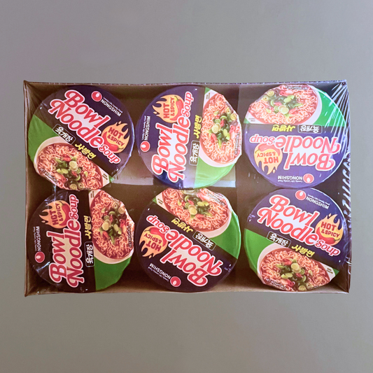 농심 육개장 사발면 86g*6(NS Beef Noodle Soup Bowl Hot&Spicy Box)[MULTI]