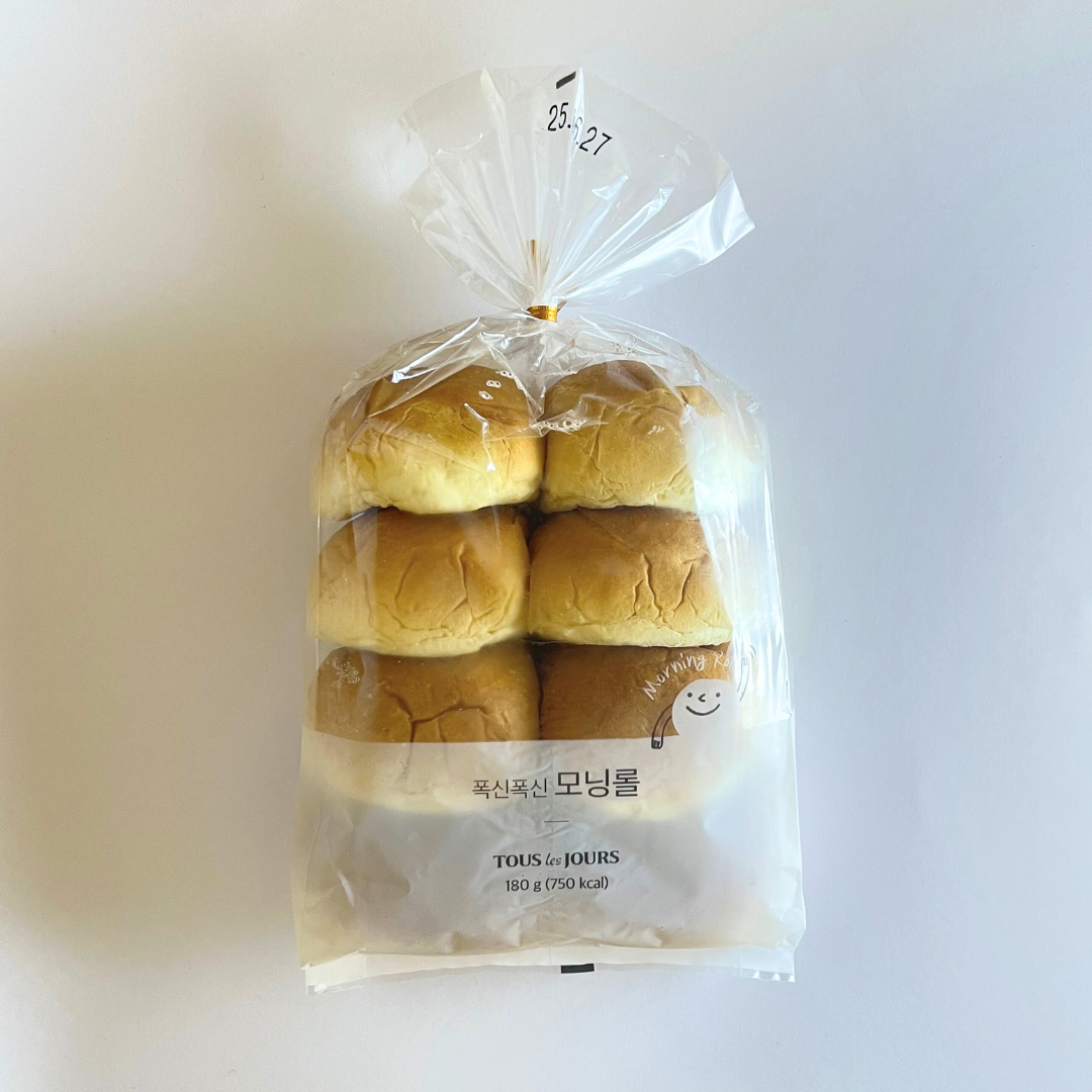 뚜레쥬르 폭신폭신 모닝롤 8P 180G(TJ Bread Morning Bread 180G)