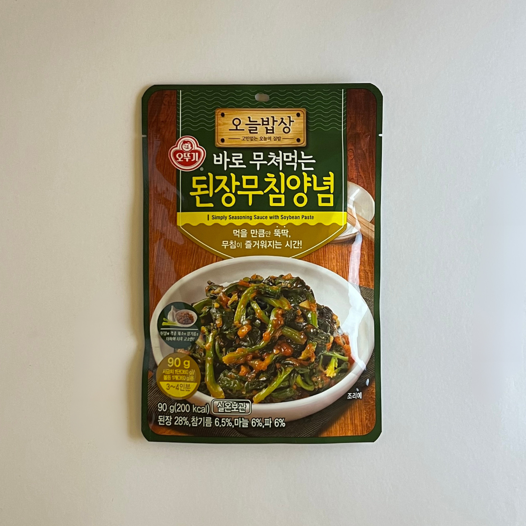 오뚜기 바로무쳐먹는 된장무침양념 90G(OTG Soybean Paste Sauce For Vegetables 90g)