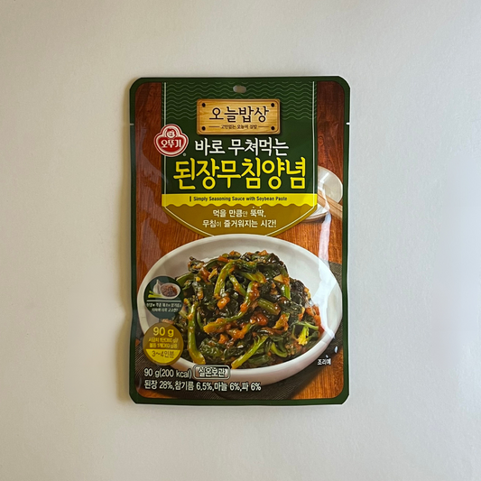 오뚜기 바로무쳐먹는 된장무침양념 90G(OTG Soybean Paste Sauce For Vegetables 90g)