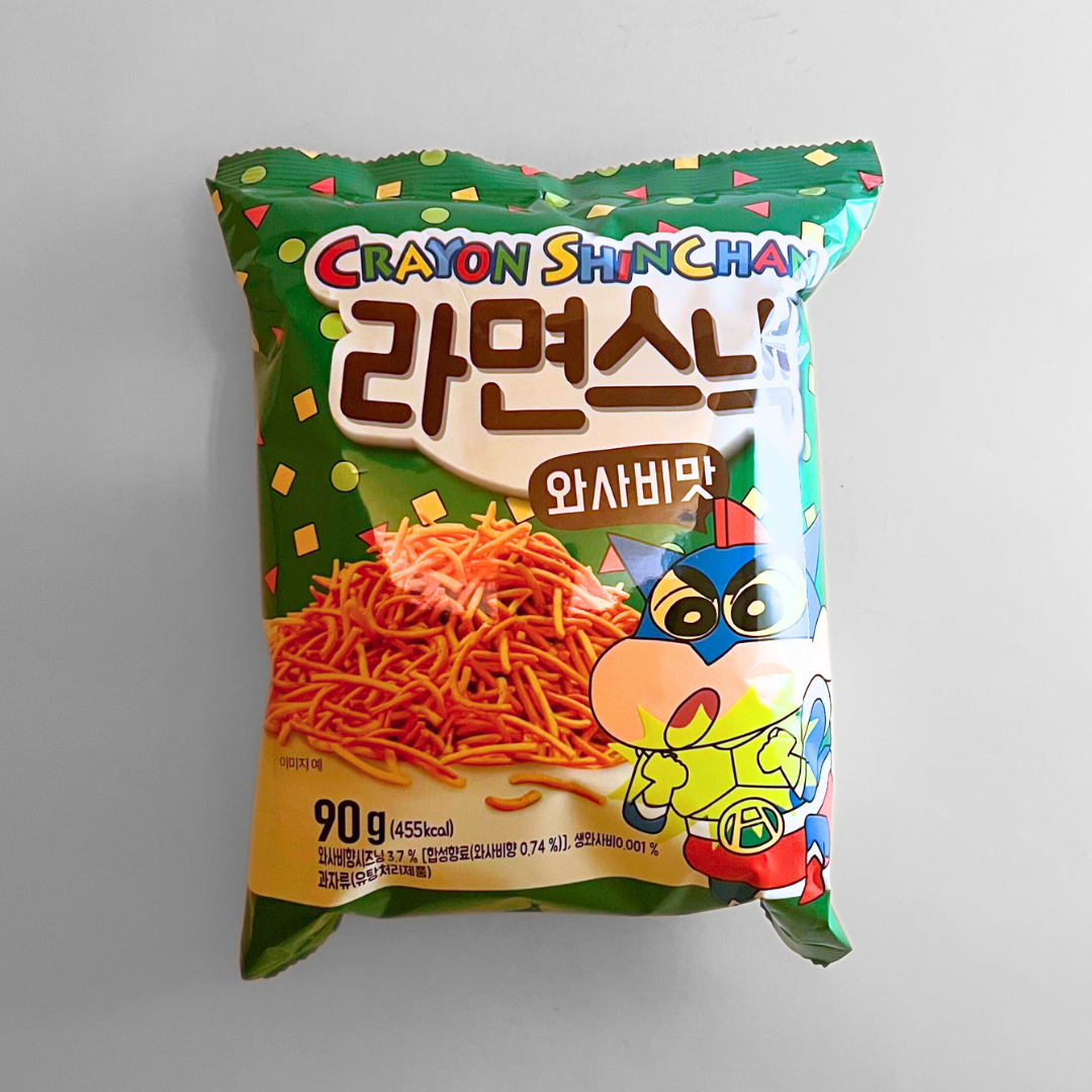 신짱 라멘스낵 - 와사비맛 90G(RAMEN SNACK WASABI 90G)