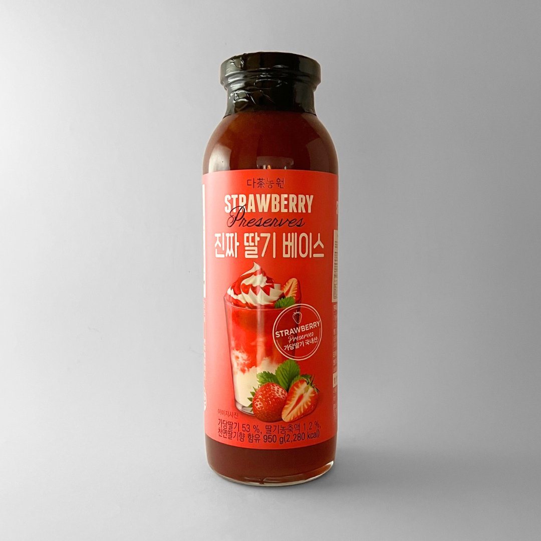 다농원 진짜 딸기 베이스 950G(DNW Tea Base Strawberry 950G)