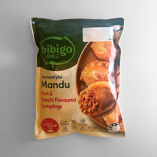 CJ Homestyle 돼지고기&김치만두(CJ BIBIGO Mandu Pork & Kimchi 500G)