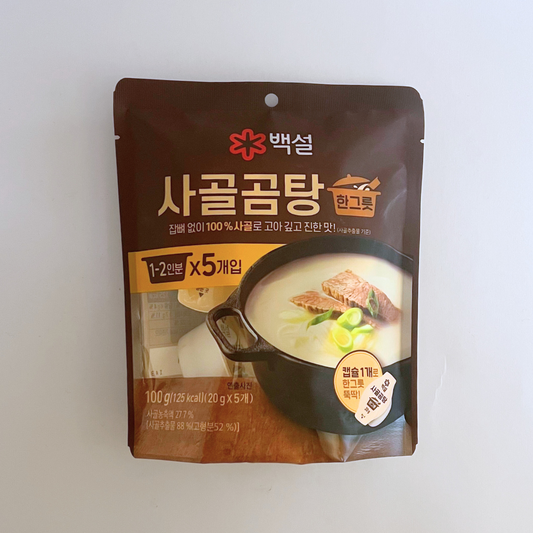 CJ 다담 사골곰탕 100g(CJ 牛骨汤 100g)