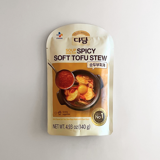 CJ 다담 바지락순두부찌개 양념 140g(CJ Sauce For Soft Tofu Stew 140g)