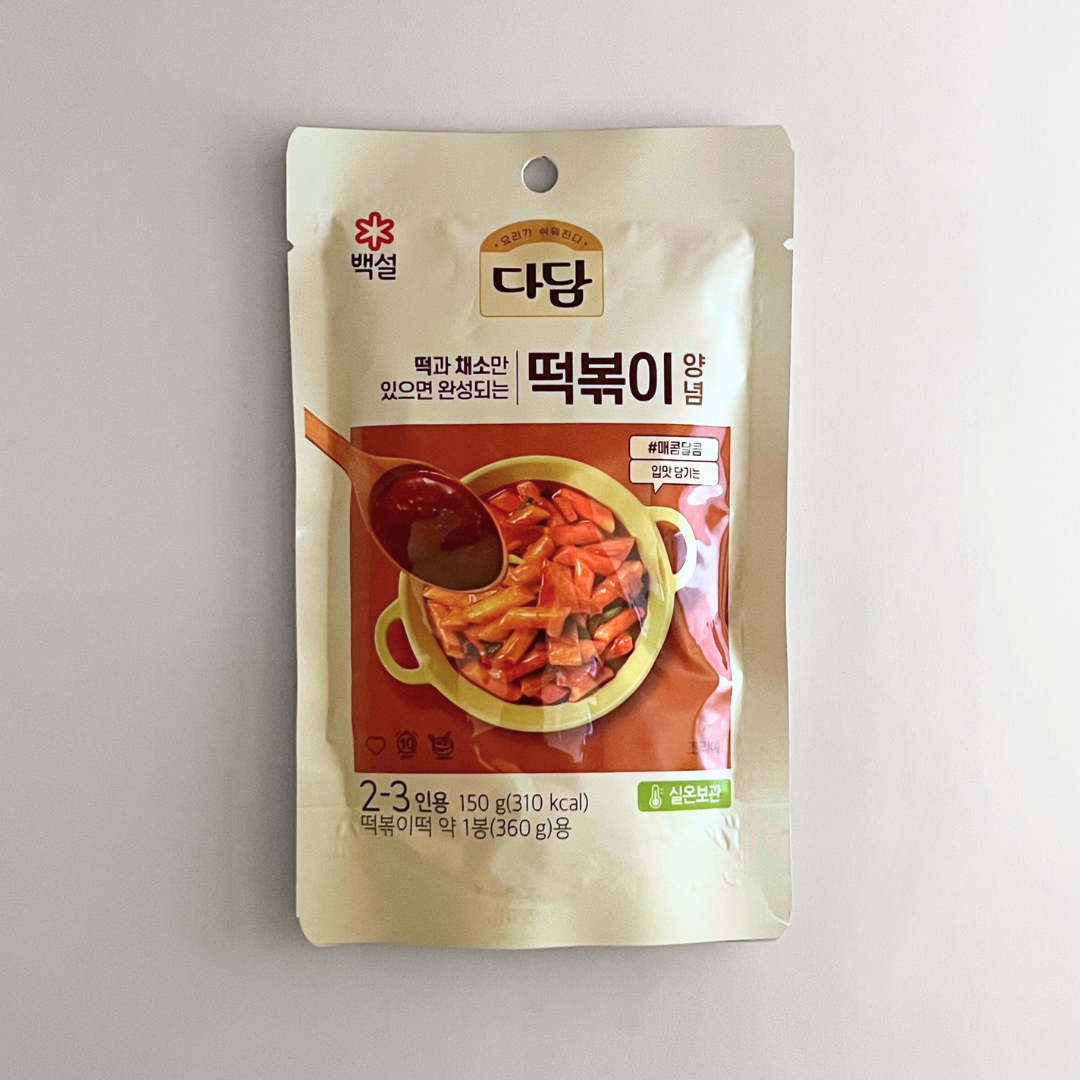 CJ 백설 우리쌀떡볶이양념 150g(CJ Chilli Sauce For Rice Cake 150g)