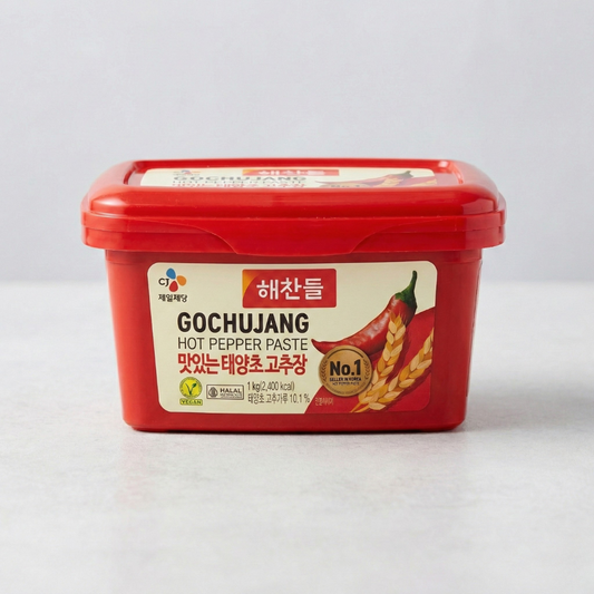 CJ 맛있는 태양초 고추장 1KG(CJ GOCHUJANG HOT PEPPER PASTE 1KG)