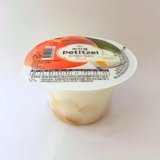 CJ 쁘티첼 요거젤리 복숭아  210g(CJ Petitzel Yogurjelly Peach 210g)