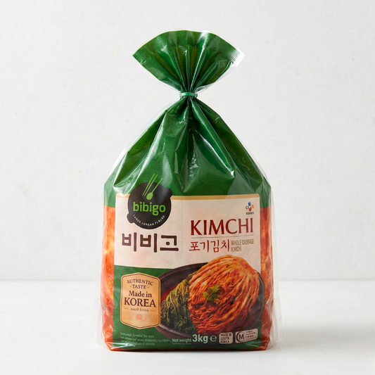 CJ 비비고 포기김치 3KG(CJ Whole Cabbage Kimchi 3KG)