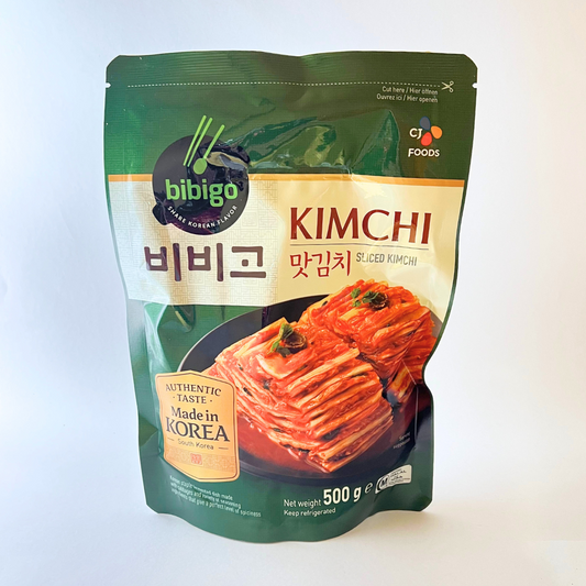 CJ 비비고 맛김치 파우치 500g(CJ 垫泡菜 500g)