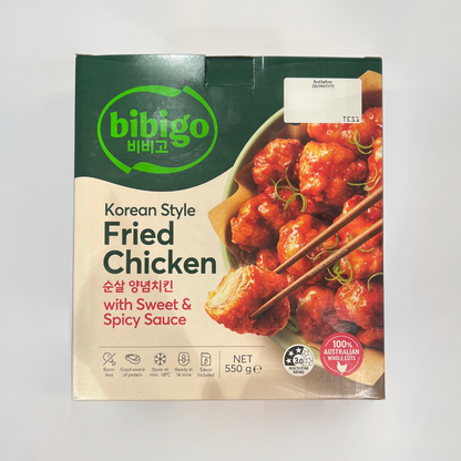 CJ 순살 양념치킨 550G(CJ K-Fried Chicken Sweet & Spicy Sauce)