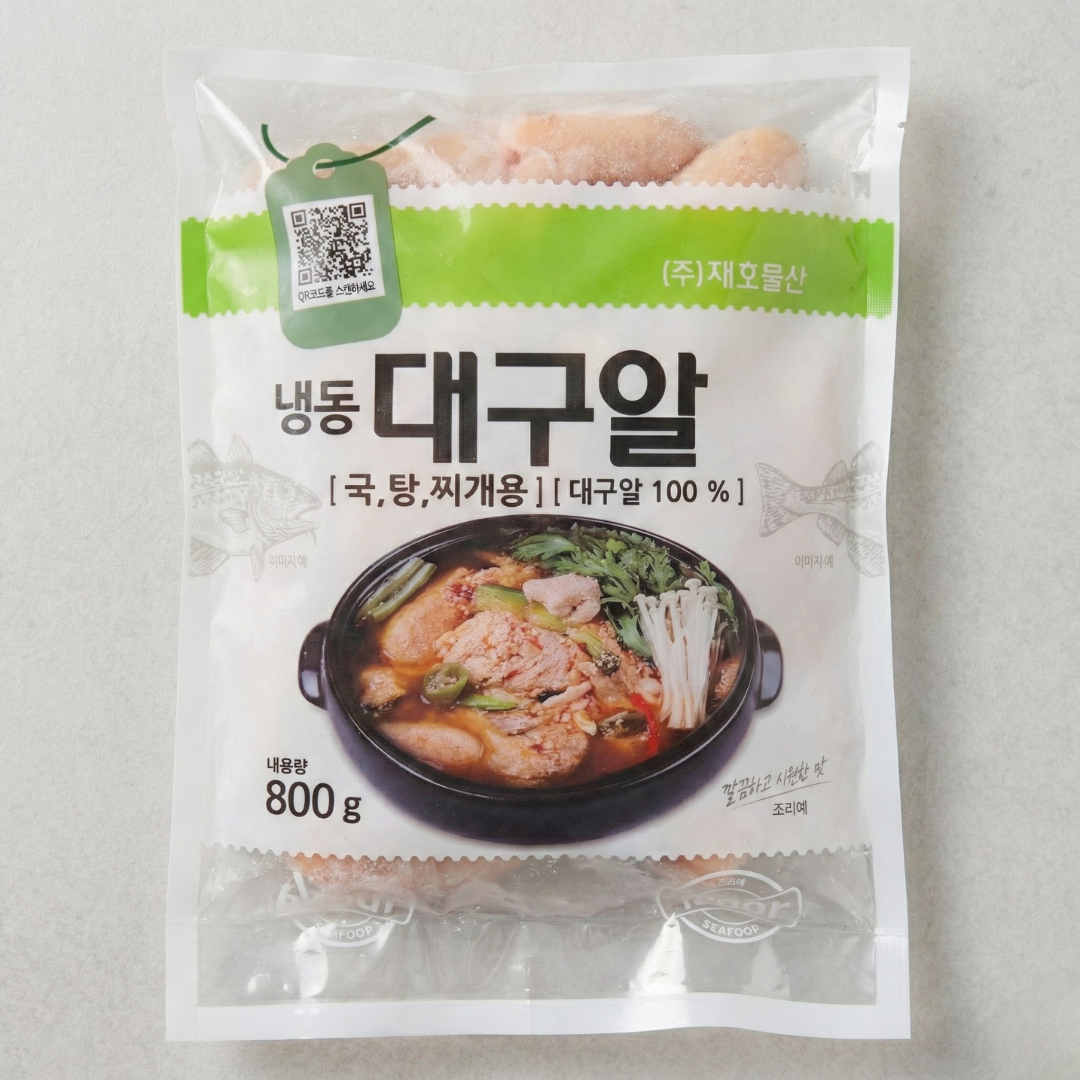 왕 냉동 대구알 CUT 800G(WANG COD ROE 100% 800G)
