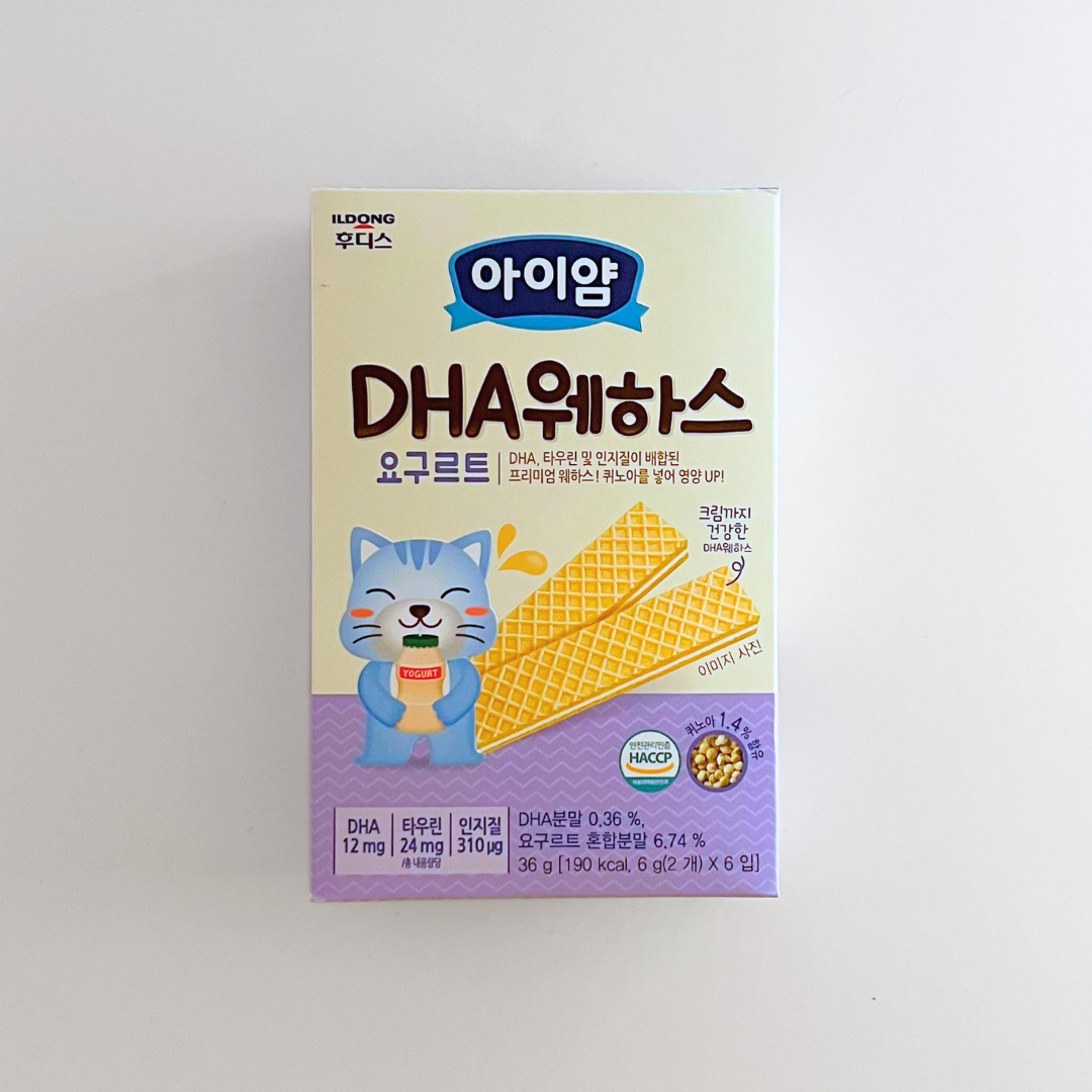 일동후디스 아이얌 DHA 웨하스 요구르트  36G(IDF Yogurt Wafers 36G)