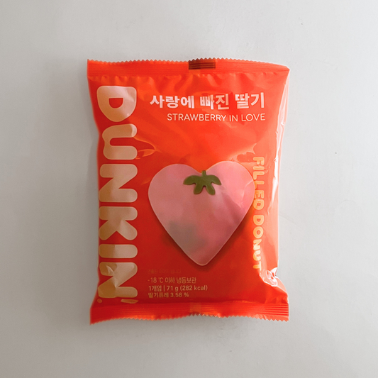 던킨 사랑에 빠진 딸기(DUNKIN Donut Strawberry in Love 71G)