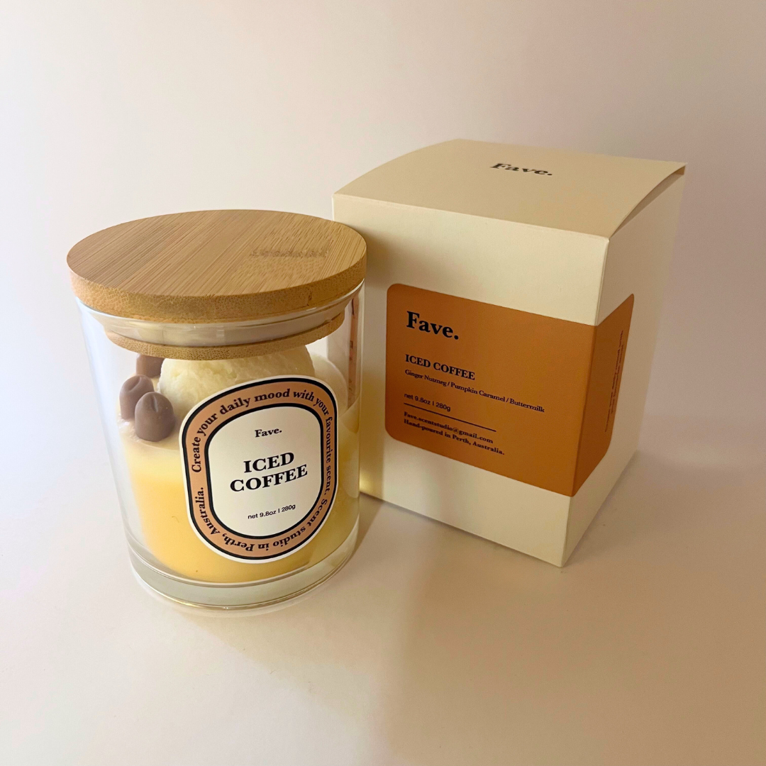 수피아 향초 글라스 FAVE - 아이스커피(Sufia Candle Glass FAVE - ICED COFFEE)