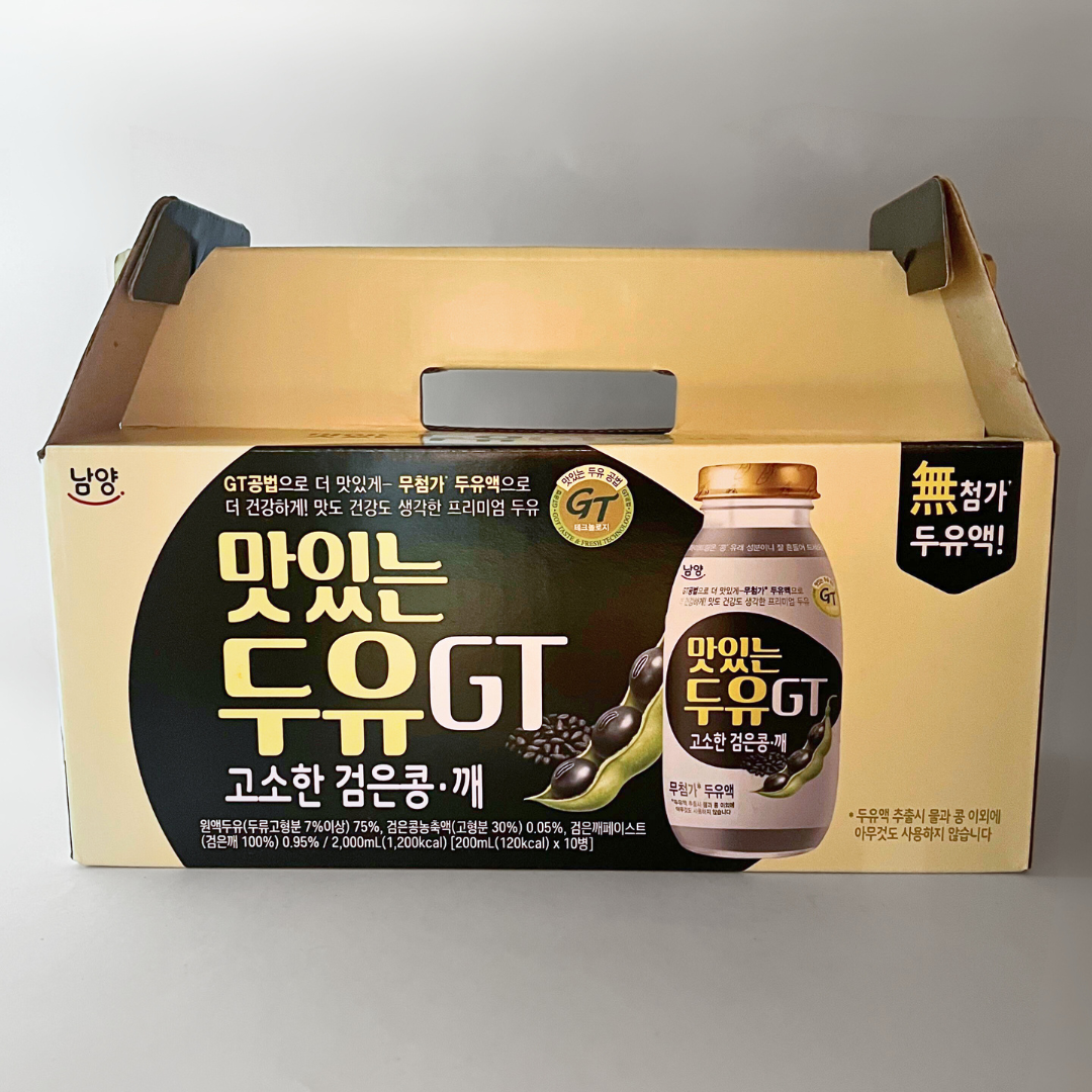 남양 맛있는두유GT(고칼슘검은콩깨) 200ml*10(NY Soy Milk(Black Bean/Sesame) 200ml*10)[MULTI]