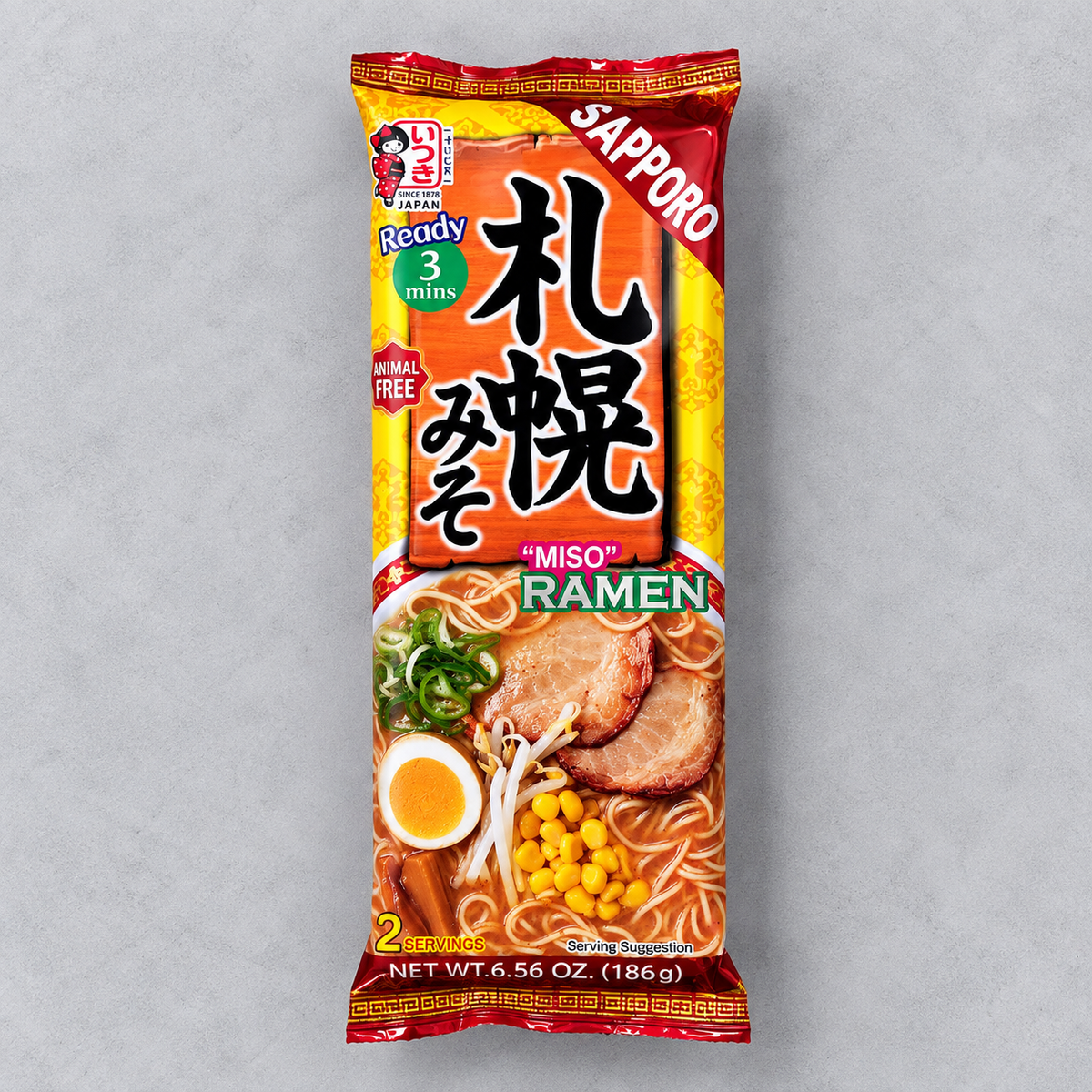 J-SAPOPRO JPN RAMEN 186G(J-MISO RAMEN 186G)