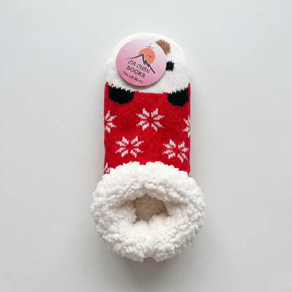 미끄럼방지 양털양말 덧신(K-SOCKS Cosy Fleece Slipper)