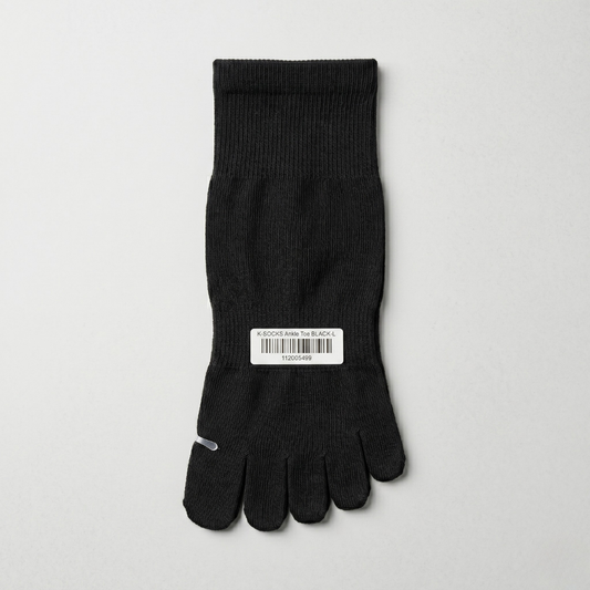 발가락 미니 L 블랙(K-SOCKS Ankle Toe BLACK L)