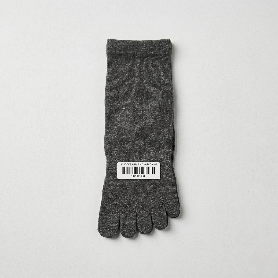 발가락 미니 M 차콜(K-SOCKS Ankle Toe CHARCOAL M)
