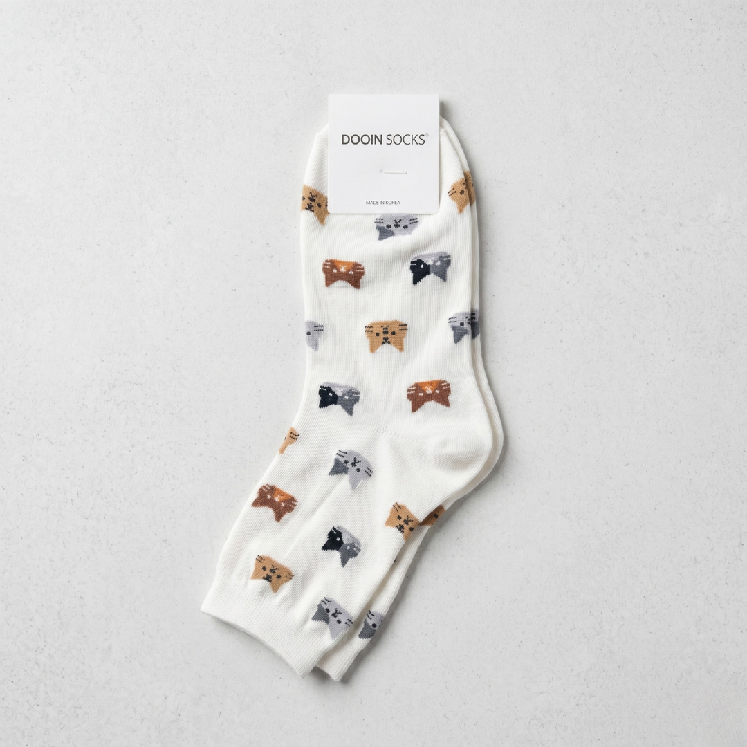 고양이 M 아이보리(K-SOCKS Cat IVORY)