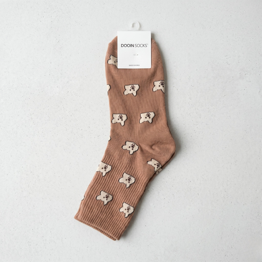 쿼카 M 다크 브라운(K-SOCKS Quokka DARK BROWN)