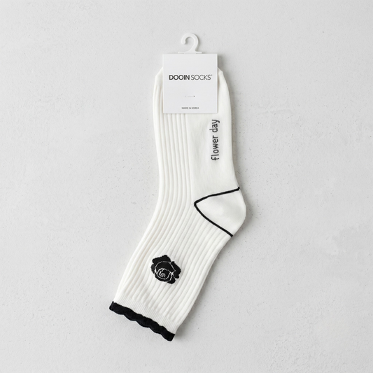 장미 M 아이보리(K-SOCKS Rose IVORY)