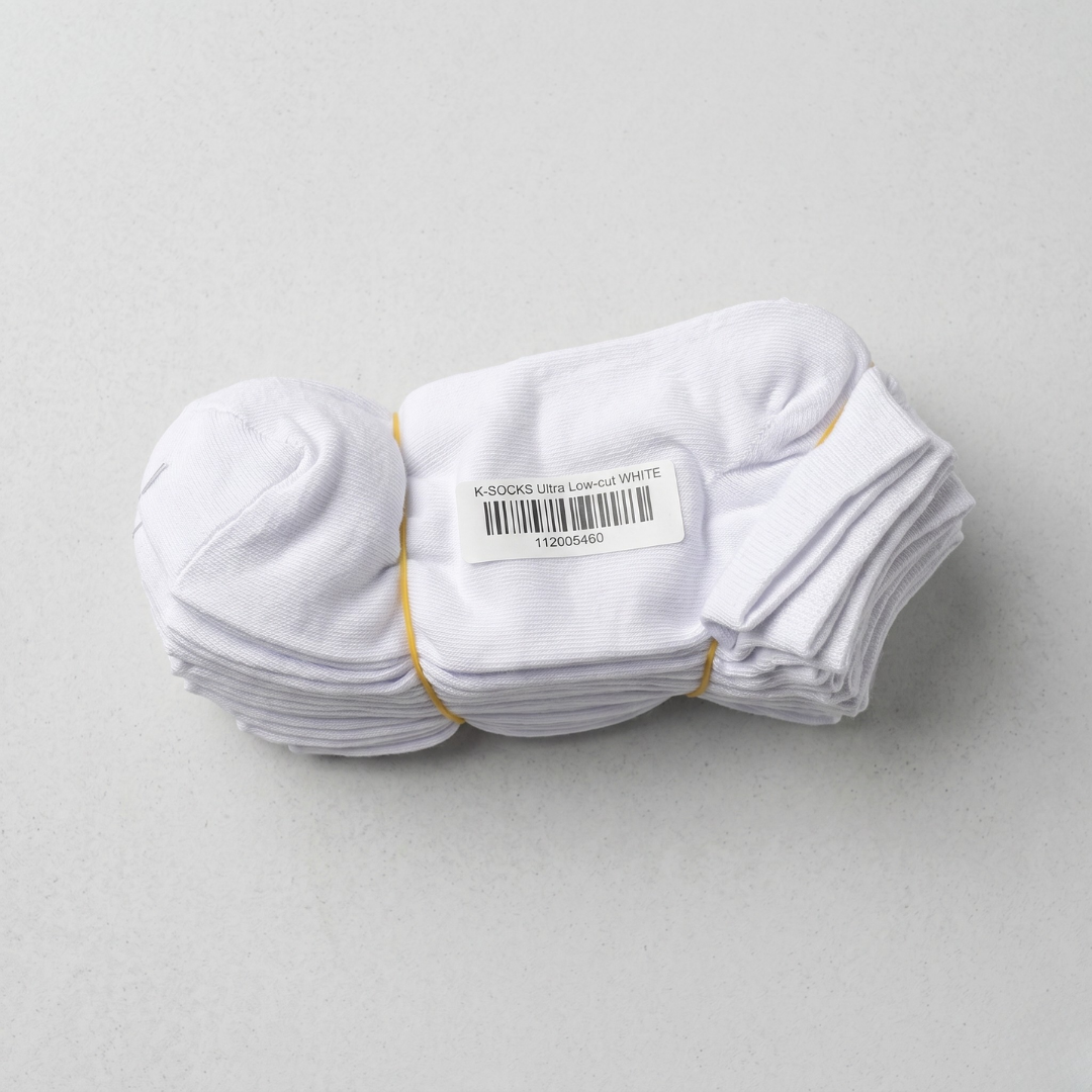 하매지 초미니 M 화이트(K-SOCKS Ultra Low-cut WHITE M)