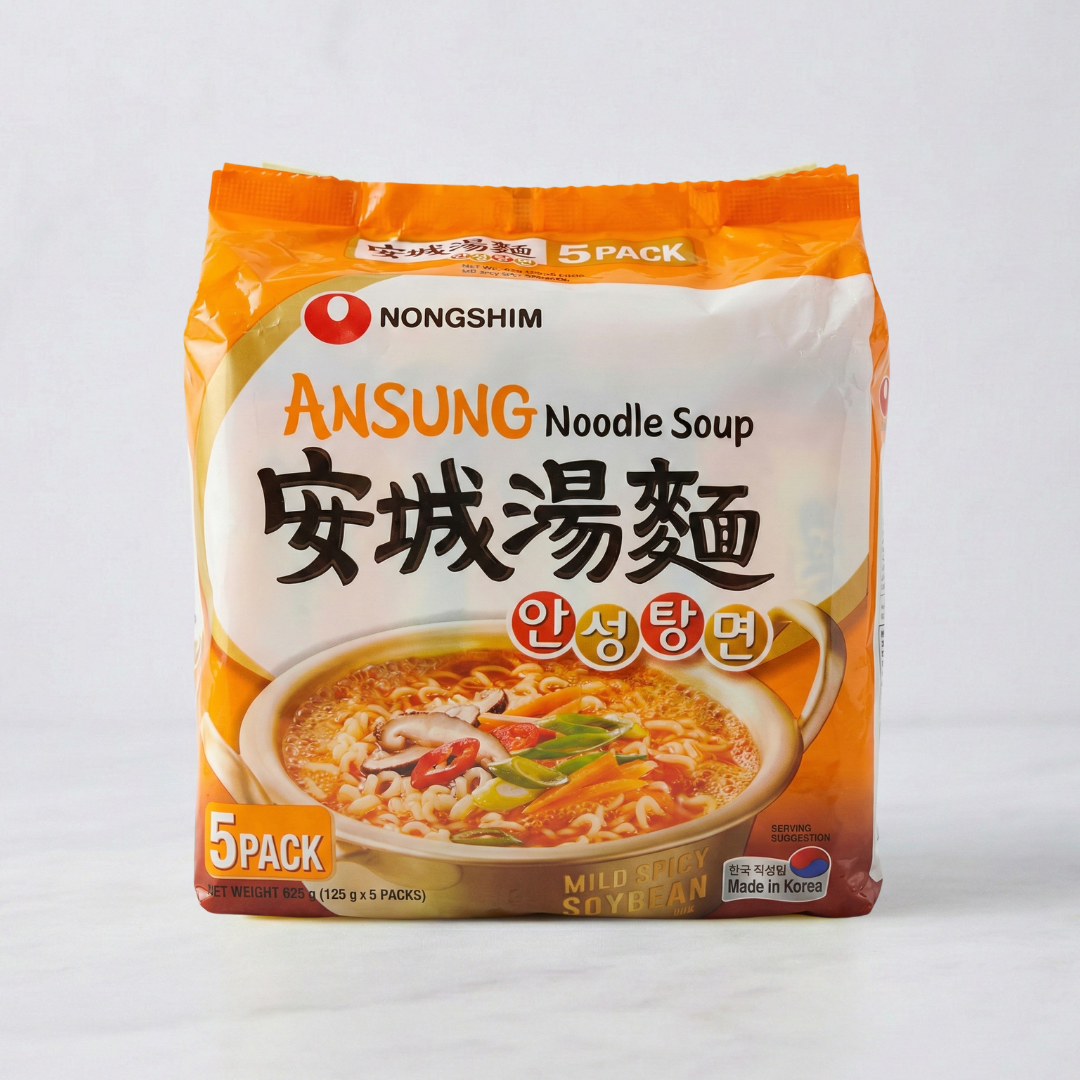 농심 안성탕면 멀티(NS 安城汤面 125g*5)[多种]