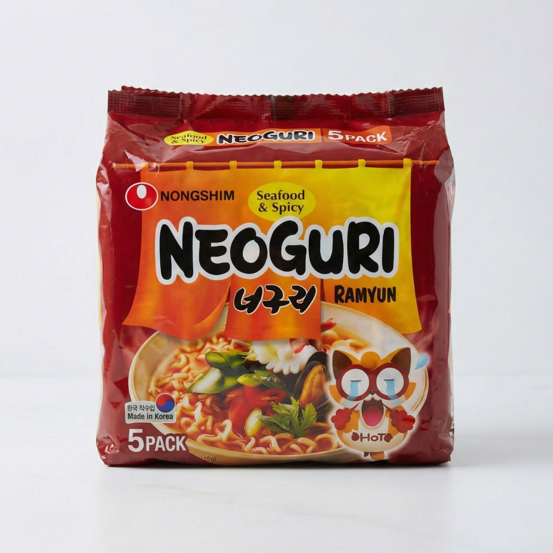 농심 너구리 멀티(매운맛) 멀티(NS Neoguri(辣) 120g*5)[多]