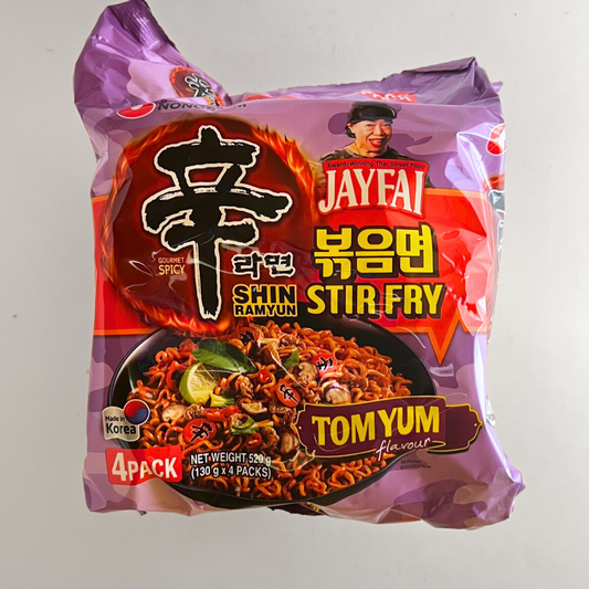농심 신라면 볶음면 톰양멀티(NS SHIN RAMYUN STIR FRY TOMYUM 130G*4)[MULTI]