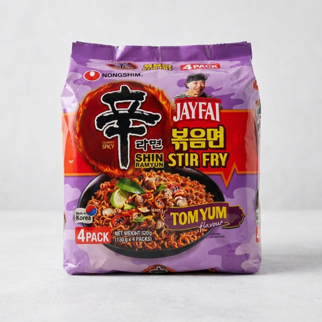 농심 신라면 볶음면 톰양멀티(NS 新拉面炒冬阴功 130G*4)[多份]
