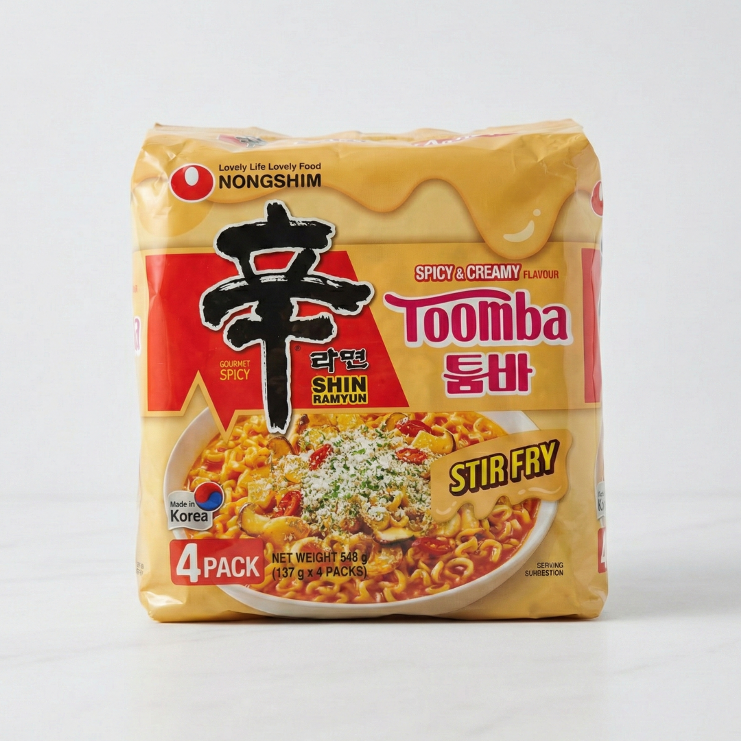 농심 신라면 볶음면 툼바 멀티(NS SHIN RAMYUN STIR FRY TOOMBA 137G*4)[MULTI] – HanGaWee
