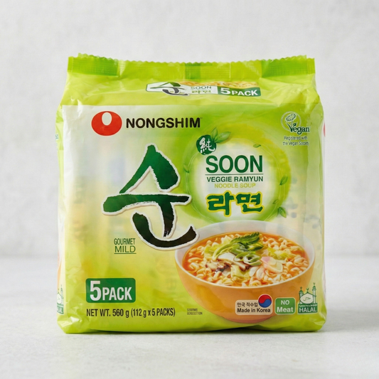 농심 순라면 멀티(NS Soon Vege Ramen 112g*5)[MULTI]