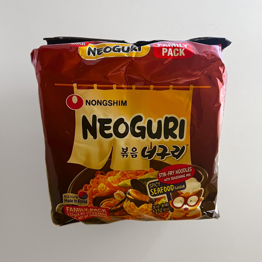 농심 볶음너구리 멀티(NS Stir fried Noodles(spicy seafood) 137g*4)[MULTI]