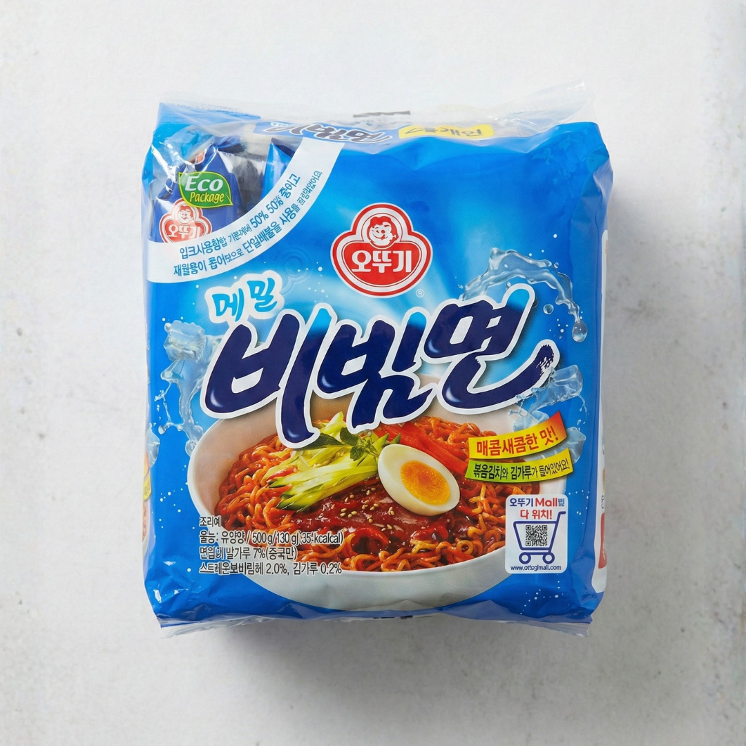 오뚜기 메밀비빔면 멀티(OTG Buckwheat Bibim Ramen 130g*4)[MULTI]