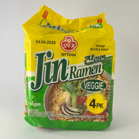 오뚜기 진라면 베지 멀티(OTG JinRamen Veggie EX  110G*4)[MULTI]