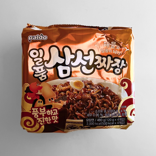 팔도 일품 삼선짜장면 멀티(PD SEAFOOD JJAJANG MEN 120G*4)[MULTI]