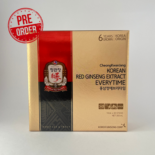 [Pre Order] 정관장 홍삼정 에브리타임 10ml*30*(KGC Korean Red Ginseng Extract Everytime 10ml*30*)