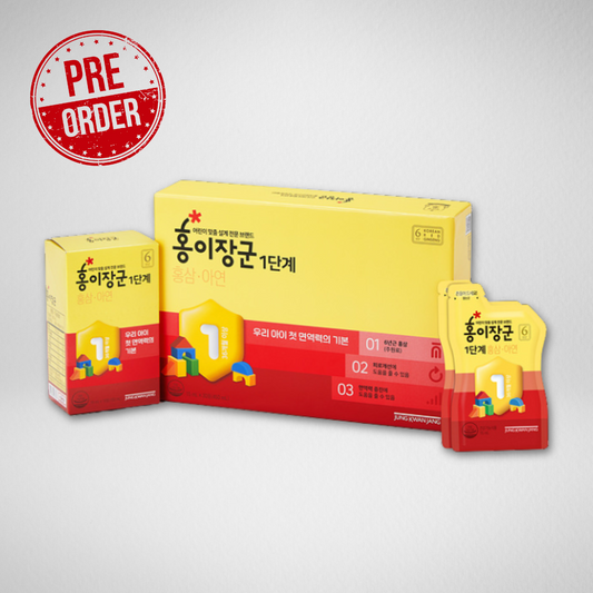 [Pre Order] 정관장 홍이장군 1단계 15ml*30(KGC Korean Red Ginseng Kid Tonic Step1 15ml*30)
